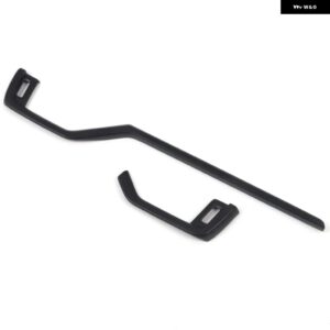 LHD RHD トヨタ RAV4 2019-2024 カーアクセサリー マットブラック ABS フロントサイド ACベント アウトレット ステッカー カバー 2枚 - Right Steering Wheel