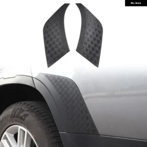 ランドローバー ディフェンダー 2020-2023 カーアクセサリー ABS プラスチック バンパー サイド 傷防止プレートカバー トリム 2個 - Rear 2PCS