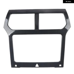 フォード エクスプローラー2011-2019カラフルミドル コンソール ナビゲーションGPS フレーム 装飾 カバー トリム カー スタイリング - black