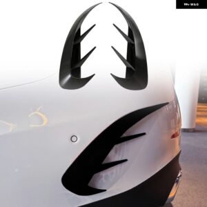 メルセデス ベンツ E クラス W214 2024 2025 カーアクセサリー リア フォグランプ ランプカバー トリム モールディング ステーションワゴンではありません - Glossy Black