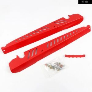 スバル WRX STI 2015-2021 ボンネット エンジン ウィング フェンダー ガーニッシュ エンジン ベイ カバー トリム アルミ 合金 - Red