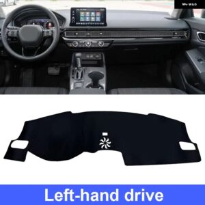 ホンダ シビック FE 2022 2023 車用 ダッシュボード サンプロテクションマット PUレザー 滑り止め UVカットマット 内装 カスタム アクセサリー - LHD