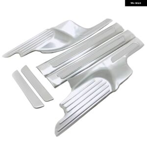 メルセデス ベンツ GLB クラス X247 GLB200 GLB250 GLB35 2019-2025 ステンレス ドアシル スカッフプレート ペダルエントリーガード プロテクター カバー - Silver