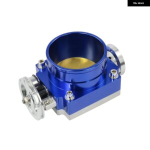 LIZHI RACING - スロットルボディ 70MM スロットルボディ パフォーマンスインテーク マニホールド ビレット アルミ ハイフロー LZ6970 - Blue