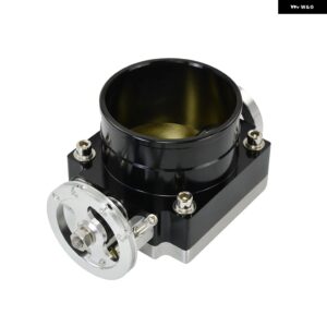 LIZHI RACING - スロットルボディ 70MM スロットルボディ パフォーマンスインテーク マニホールド ビレット アルミ ハイフロー LZ6970 - black