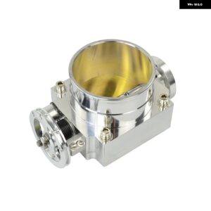 LIZHI RACING - スロットルボディ 70MM スロットルボディ パフォーマンスインテーク マニホールド ビレット アルミ ハイフロー LZ6970 - Silver