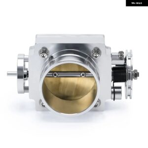 LIZHI RACING - 汎用 スロットルボディ 80MM スロットルボディ パフォーマンスインテーク マニホールド ビレット アルミ ハイフロー LZ6980 - Silver