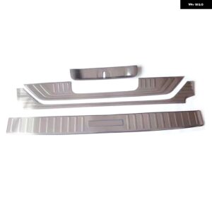 メルセデス ベンツ ヴィト V クラス W447 2014-2024 ステンレス シルバー リア トランク インナー アウター バンパー プレート プロテクター ガード カバー - All