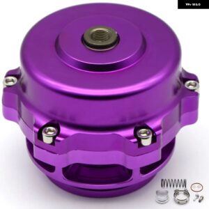 50MMブローオフ バルブ 汎用 調整可能ターボブローオフ アルミフランジ - Purple