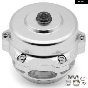 50MMブローオフ バルブ 汎用 調整可能ターボブローオフ アルミフランジ - Silver