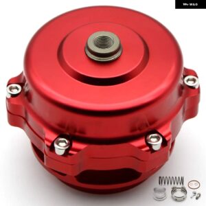 50MMブローオフ バルブ 汎用 調整可能ターボブローオフ アルミフランジ - Red
