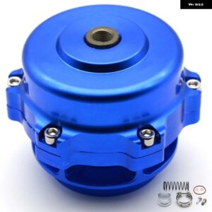 50MMブローオフ バルブ 汎用 調整可能ターボブローオフ アルミフランジ - Blue