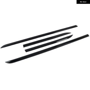 カーアクセサリー トヨタ RAV4 2019 - 22 ABS サイドドアボディ 傷防止 プロテクター モールディング トリム 4個 - black