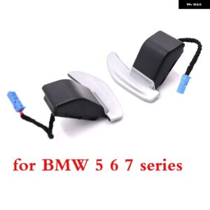 車 ステアリングホイール カバー トリム BMW M2 F87 M3 F80 M4 F82 M6 F06 F12 F13 X5M F85 X6M F86 ステアリングホイール カバー カーボン - B Paddles