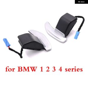 車 ステアリングホイール カバー トリム BMW M2 F87 M3 F80 M4 F82 M6 F06 F12 F13 X5M F85 X6M F86 ステアリングホイール カバー カーボン - A Paddles