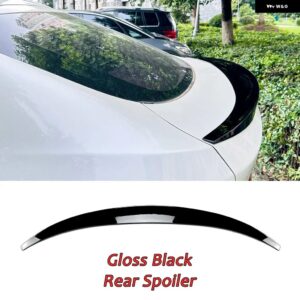 リアルーフ トランク スポイラー ウィングエア ディフレクター ダムテールチューニング BMW F26 X4 2014-2018グロスブラックABS MP スタイル - rear gloss black