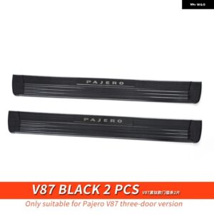 ウェルカムペダル ステッカー 三菱 パジェロ ショーグン スレッショルドプロテクション V87 モンテロ 3ドア パジェロ ランニングボード アクセサリー - V87