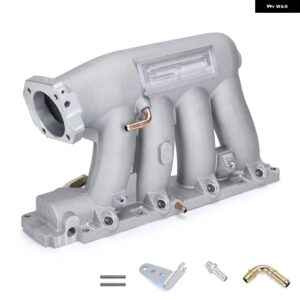 LIZHI - アルミインテーク マニホールド 06-11 ホンダ シビック 04-08 アキュラ TSX K24A2 K20Z3 シルバー ブラック LZ-IM52 - Silver