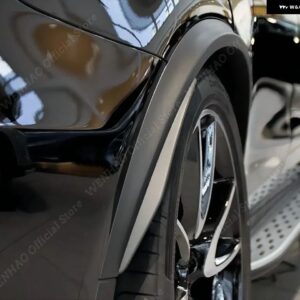 2個 マッドガード GLC 43 AMG GLC 63 AMG フェンダーフレア アップグレード キット メルセデス ベンツ GLC SUV X253 2015-2022 クーペ C253 2016-2022 - L R Rear Fender