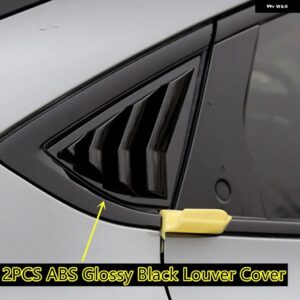 フロントガラス サイドウィンドウ サンバイザー シェード インテリア プライバシー スリープシールド ライト ブラインド マスタング マッハE 2021 2022 - 2Pc　ABS　Louver　Cover