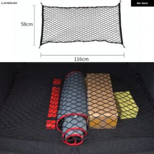 トランク キャリア 収納 メッシュネットナイロン伸縮メッシュネットバッグフック付き トヨタ RAV4 RAV-4 2018-2025アクセサリー - type　a