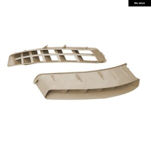VW PQ ゴルフ 6 GTI ゴルフ MK6 2009-2014 Aピラー インテリア パネル エア アウトレット 2個 フロントガラス ピラー トリム パネル 小型エア アウトレット - beige