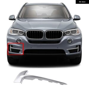 クローム フロント バンパー グリル トリム モールディング 51117303114 BMW X5 F15 35I 35IX 35DX 40EX 2014 - 16 - Silver-Right
