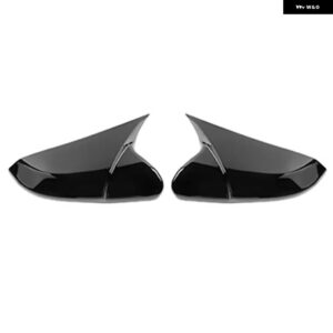 ブラック バックミラー サイドミラー カバー トリム サイドミラー キャップ2個 ホンダ アコード2018-2020カーアクセサリー - black