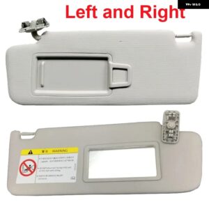 1/2個 車用サンバイザー ミラー 付き シュコダ オクタビア シュコダ オクタビア/シンルイ/ フォルクスワーゲン ジェッタ/サンタナ 2013-2018 - Left and Right