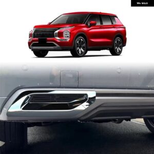 リア バンパー カバー バンパー カバー キャップ バンパー カバー キャップ 三菱 アウトランダー シルバー - black