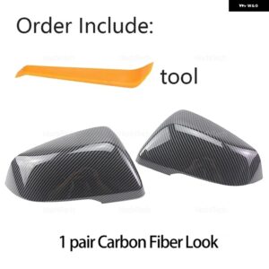 カーボンパターンミラー カバー ブラックミラー カバー オーバーレイ BMW F48 F49 F39 G29 F44 F45 F46 F53 F40 トヨタ スープラ 2個 - Carbon fiber pattern