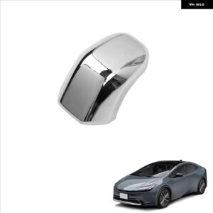 車用 ギア シフト ヘッドカバー キャップ 2023 2024 トヨタ プリウス 60系 内装 アクセサリー - SILVER MIRROR