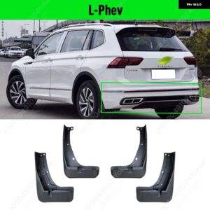 VOLKSWAGEN VW TIGUAN RLINE LPHEV 2019 - 21 フェンダー マッド フラップ スプラッシュガード マッドガード カーアクセサリー - L-Phev