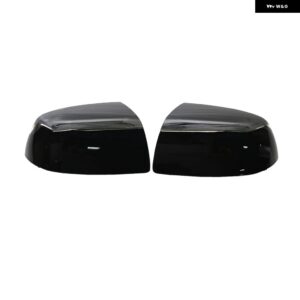 フォード フォーカス MK2 2005 2006 2007 1429790 1ペア カーボンパターン ブライトブラック サイド バックミラー カバー アクセサリー - 1pair black