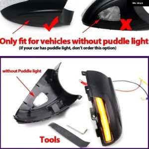 LED ダイナミックウィンカー サイドミラー シーケンシャル インジケーター ウィンカーランプ フォルクスワーゲン - Without Puddle Light