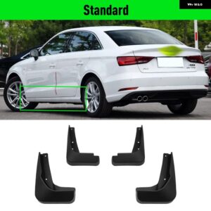 アウディ A3 セダン サルーン 2017 - 20 フェンダー マッド フラップ スプラッシュガード マッドガード カーアクセサリー - Standard