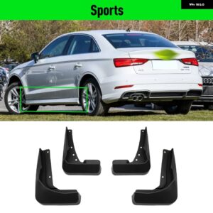 アウディ A3 セダン サルーン 2017 - 20 フェンダー マッド フラップ スプラッシュガード マッドガード カーアクセサリー - Sports