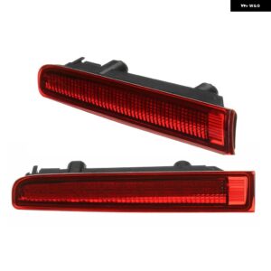L+R LEDハイレベルサード3RDブレーキストップライトランプセット VWトランスポーターT5 T6カラベル/マルチバンMK Vツインバーンドア - Red Lens