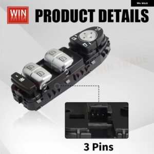 2229052004 A2229052004 電動パワーウィンドウ コントロール スイッチ ベンツ S クラス S320 S350 S400 S500 W222 2014-2016 - A2229052004 Black1