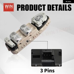 2229052004 A2229052004 電動パワーウィンドウ コントロール スイッチ ベンツ S クラス S320 S350 S400 S500 W222 2014-2016 - A2229052004 Beige