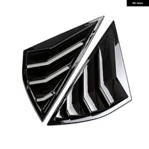 カーボン/光沢ブラック カーリアサイドウィンドウスクープルーバーカバー フォード エレクトリックホース マスタング マッハE 2021-2022 - Glossy Black