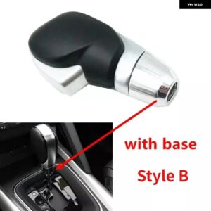 車内 インテリア 強化自動 ギア シフト ノブ簡単取り付けノブ車両 内装 アクセサリーメガーヌ4 - a