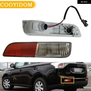 リア バンパー ブレーキ フォグランプ 三菱 アウトランダー 2013-2015 シグナルライト パーキング ブレーキライト バンパー リフレクター ブレーキライト - Left and Right