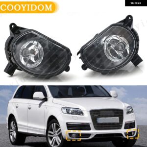 フロント バンパー ハロゲン フォグランプ 電球 付きランプ フォグライト アウディ Q7 2007 2008 2009 / A3 2004-2008 8P0941699A - 1 Pair