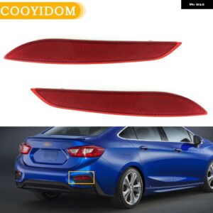 3機能 LED フォグ ブレーキライト リフレクター リア バンパー パーキング ウィンカー ストップランプ ハザード シボレー クルーズ 2016 2017 2018 - 2 Functions