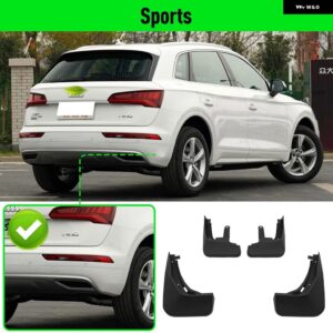 アウディ Q5 FY 2018 - 21 フェンダー マッド フラップ スプラッシュガード マッドガード カーアクセサリー - Standard