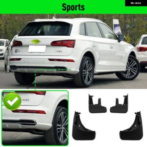 アウディ Q5 FY 2018 - 21 フェンダー マッド フラップ スプラッシュガード マッドガード カーアクセサリー - Sports