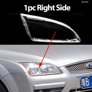 フォード フォーカス MK2 C307 2004-2007 車用フロント ヘッドライト レンズ カバー オート ヘッドランプ ランプカバー ク リアランプ シェード - 1pc Right Side