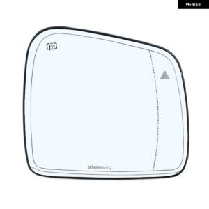 車用バックミラー レンズ ジープ グランド チェロキー 2011-2021 アクセサリー 反射 死角防止 68082635AB 68082638AB - Only Right