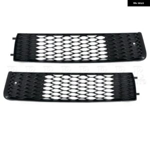 フロント バンパー フォグランプ グリル グリル レーシング グリル メッシュカバー トリム ベント アウディ Q7 S-LINE 2009-2015 4L0807697B - Left and Right